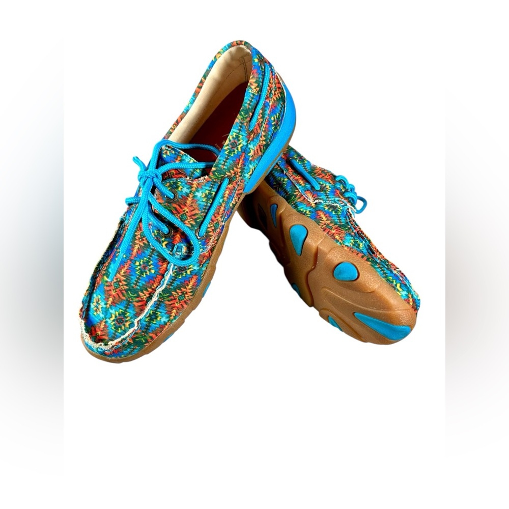Twisted X Women’s Canvas Mocassin Moc Boat Shoes 8.5 M - Picture 10 of 16